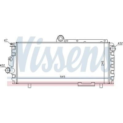 NISSENS 60010 Lämmönvaihdin - Jäähdytysjärjestelmä NISSENS 60010 Lämmönvaihdin - Jäähdytysjärjestelmä