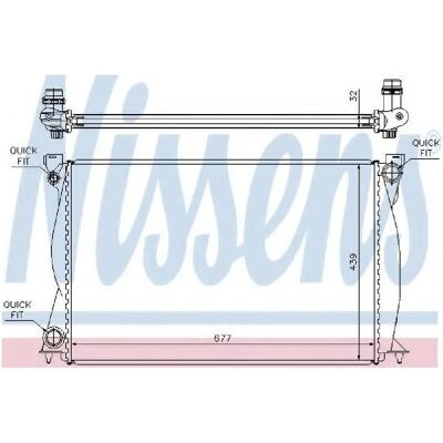 Nissens 60231A Lämmitin radiatori Audi A6 C6 Nissens 60231A Lämmitin radiatori Audi A6 C6
