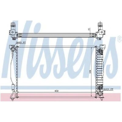 NISSENS 60300A Aluminium Radiator - Engine Cooling NISSENS 60300A Aluminium Radiator - Engine Cooling