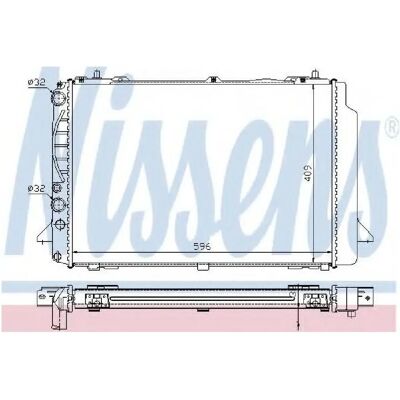 Radiateur Nissens 60466a en Aluminium - Système de Refroidissement - Publicité Radiateur Nissens 60466a en Aluminium - Système de Refroidissement - Publicité