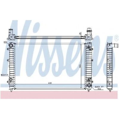 NISSENS A8 D2 Alumiiniradiatori - Jäähdytysurat NISSENS A8 D2 Alumiiniradiatori - Jäähdytysurat