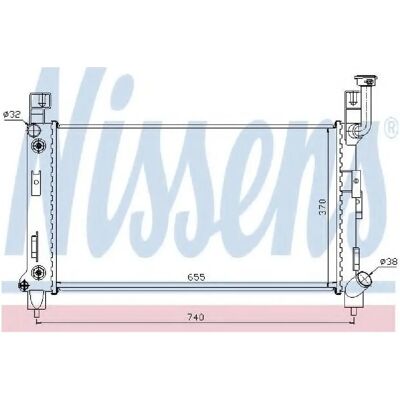 NISSENS 60992 Hinuri - Chrysler Voyager 2 NISSENS 60992 Hinuri - Chrysler Voyager 2