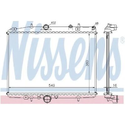 Nissens 61291A Aluminium Koelradiator - Auto Koeling Nissens 61291A Aluminium Koelradiator - Auto Koeling