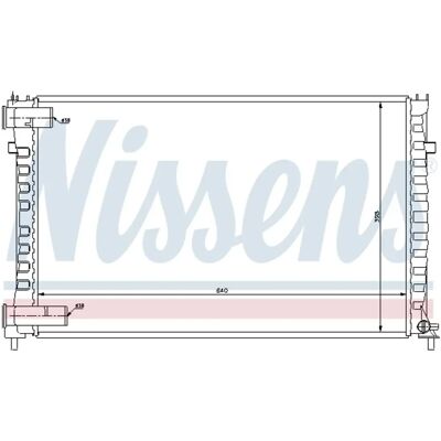 NISSENS 61322 Alumiininen Radiatori - Jäähdytysjärjestelmä - Auton Varaosa NISSENS 61322 Alumiininen Radiatori - Jäähdytysjärjestelmä - Auton Varaosa