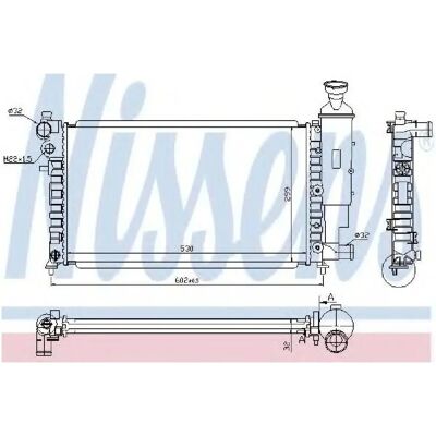 NISSENS 61347 Aluminium kylare - Kylsystemet NISSENS 61347 Aluminium kylare - Kylsystemet