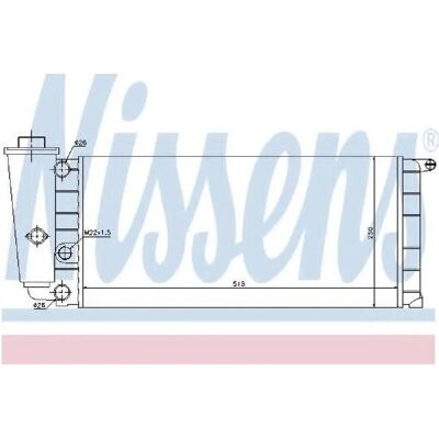 NISSENS 61837 Aluminium Kylare - Kylsystemet NISSENS 61837 Aluminium Kylare - Kylsystemet
