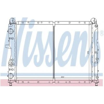 NISSENS 61842 Aluminium Radiator voor Fiat, Alfa Romeo, Lancia - Radiator NISSENS 61842 Aluminium Radiator voor Fiat, Alfa Romeo, Lancia - Radiator