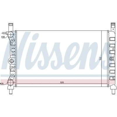 NISSENS 61931 Aluminium Koelradiator - Koelsysteem NISSENS 61931 Aluminium Koelradiator - Koelsysteem