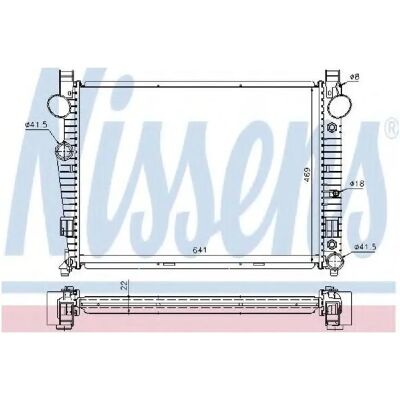 NISSENS 62771A Radiator - Koelsysteem NISSENS 62771A Radiator - Koelsysteem