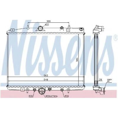 NISSENS 63702 Radiatore in Alluminio - Raffreddamento Motore - Radiatore Auto NISSENS 63702 Radiatore in Alluminio - Raffreddamento Motore - Radiatore Auto