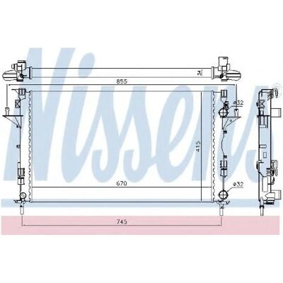 NISSENS 63816 Aluminium Kühler - Kühlsystem NISSENS 63816 Aluminium Kühler - Kühlsystem