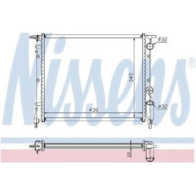 NISSENS 63919 Aluminium Radiator - Koeling NISSENS 63919 Aluminium Radiator - Koeling