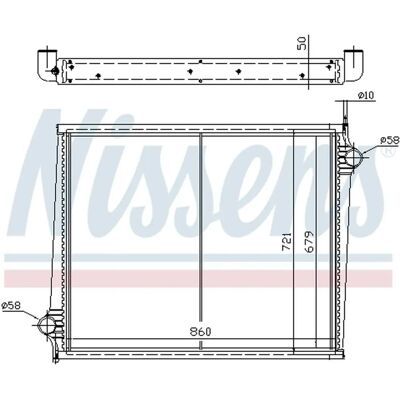 NISSENS 64068A Aluminium Kühler für SCANIA - Kühlsystem NISSENS 64068A Aluminium Kühler für SCANIA - Kühlsystem