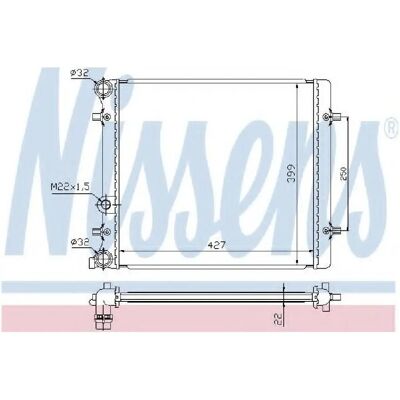 Nissens Aluminiumsradiator - Kjølesystem for bil Nissens Aluminiumsradiator - Kjølesystem for bil