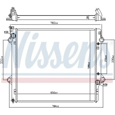 NISSENS 64661 Kühler - Kühlsystem NISSENS 64661 Kühler - Kühlsystem