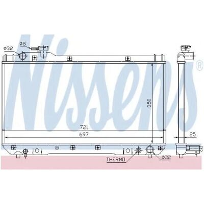 Nissens 64706 Aluminium Radiator for Toyota RAV4 - Radiator Nissens 64706 Aluminium Radiator for Toyota RAV4 - Radiator