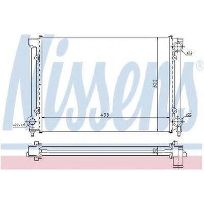 Nissens 651651 Radiator voor VW Passat - Radiator Nissens 651651 Radiator voor VW Passat - Radiator