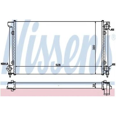 NISSENS 651741 Aluminium Heavy Duty Radiator - Køretøjsafkøling NISSENS 651741 Aluminium Heavy Duty Radiator - Køretøjsafkøling