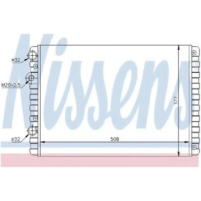 NISSENS 652321 Aluminium Motorkøler - Radiator NISSENS 652321 Aluminium Motorkøler - Radiator