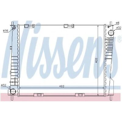 NISSENS 67283 Αλουμινένιος ψύκτης για Renault Clio 2 & 3 - Ψύκτης NISSENS 67283 Αλουμινένιος ψύκτης για Renault Clio 2 & 3 - Ψύκτης