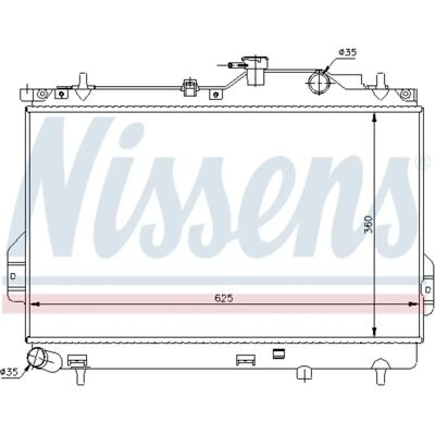 Αλουμινένιος ψυγείο NISSENS 67484 - Ψύξη Hyundai Matrix Αλουμινένιος ψυγείο NISSENS 67484 - Ψύξη Hyundai Matrix