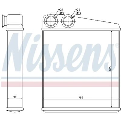 Nissens Lämmittin 72206 - Lämmitys Nissens Lämmittin 72206 - Lämmitys