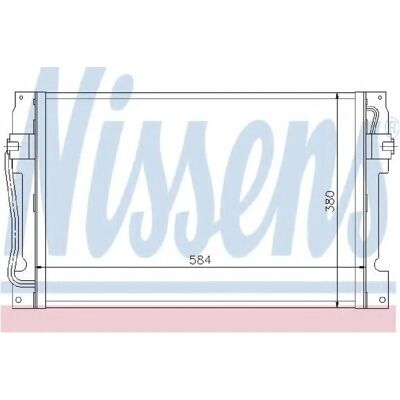 Nissens 94182 Alumiininen Ilmastointikondenseri - Ilmastointilaitteen Varaosa Nissens 94182 Alumiininen Ilmastointikondenseri - Ilmastointilaitteen Varaosa