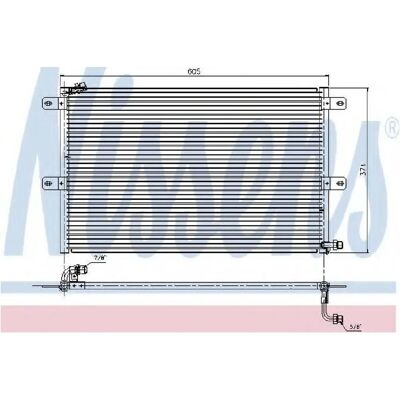 NISSENS 94204 Kondensator - Uden tørre - Aluminium NISSENS 94204 Kondensator - Uden tørre - Aluminium