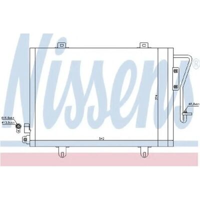 NISSENS 94279 Klimakühler - Aluminium - Ohne Trockner NISSENS 94279 Klimakühler - Aluminium - Ohne Trockner