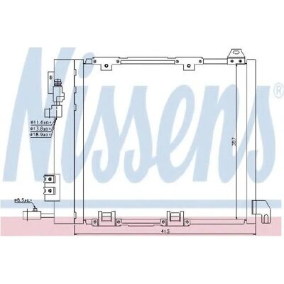 Nissens Opel A/C Kondensator - Ohne Trockner - Für Astra G, Zafira A Nissens Opel A/C Kondensator - Ohne Trockner - Für Astra G, Zafira A