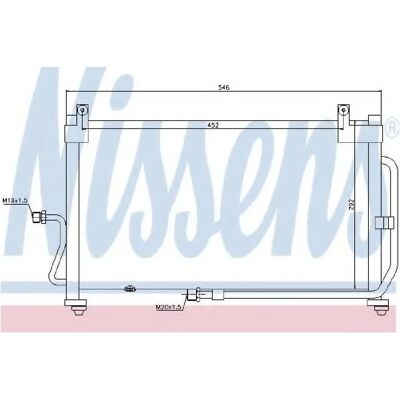 NISSENS 94411 Aluminium A/C Kondensator - Klimaanlæg NISSENS 94411 Aluminium A/C Kondensator - Klimaanlæg