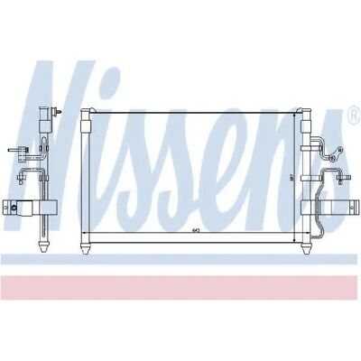 NISSENS 94413 Aluminium Klimakondensator für Auto - Kondensator NISSENS 94413 Aluminium Klimakondensator für Auto - Kondensator