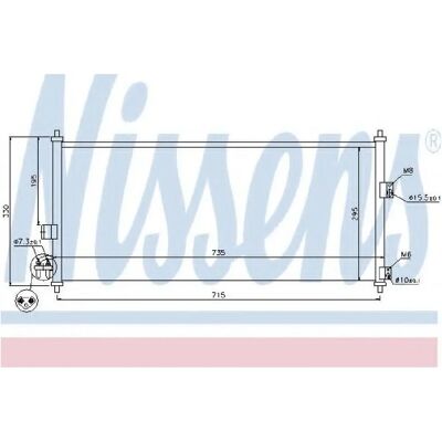 Nissens 94589 Klimakondensator - Passend für Nissan Almera Nissens 94589 Klimakondensator - Passend für Nissan Almera