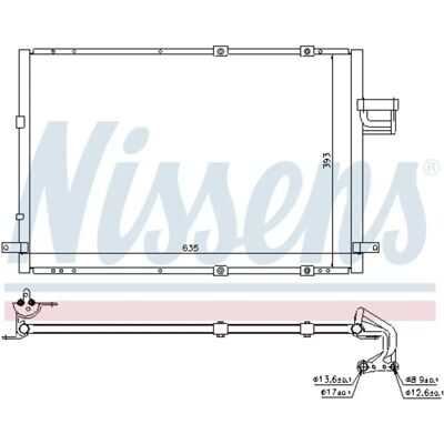 NISSENS 94637 Aluminium Klimakondensator - R1234yf & R134a NISSENS 94637 Aluminium Klimakondensator - R1234yf & R134a