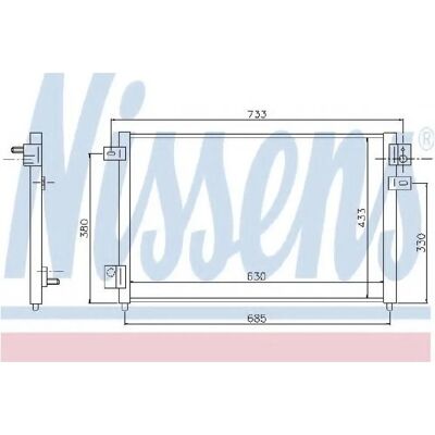 NISSENS 94717 Aluminium Airco Condensor - Jaguar S-Type NISSENS 94717 Aluminium Airco Condensor - Jaguar S-Type