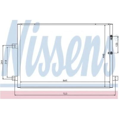 NISSENS 94787 Aluminium Condensor - Airconditioning NISSENS 94787 Aluminium Condensor - Airconditioning