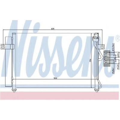 Nissens 94815 Condensator de aer condiționat cu usucător - Piesă de climatizare Nissens 94815 Condensator de aer condiționat cu usucător - Piesă de climatizare