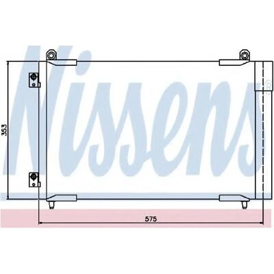 Nissens 94837 Luftkondensator - Peugeot 206 CC SW 1.6 HDi Nissens 94837 Luftkondensator - Peugeot 206 CC SW 1.6 HDi