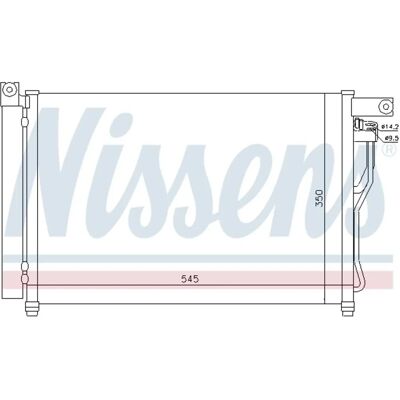 Nissens 94895 Aluminium Klimakondensator mit Trockner - Autoteil Nissens 94895 Aluminium Klimakondensator mit Trockner - Autoteil