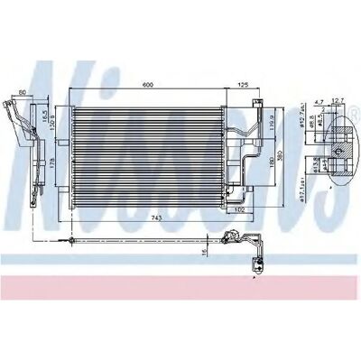 Nissens 94902 Alumium ilmastointikondenseri Nissens 94902 Alumium ilmastointikondenseri