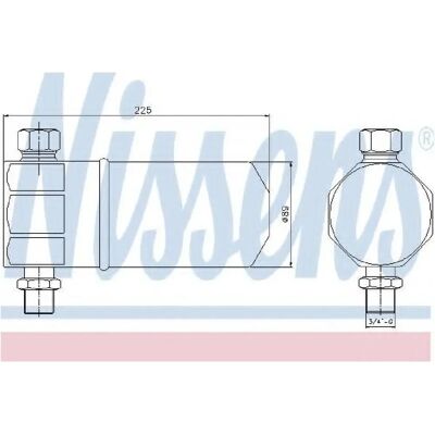 Nissens 95115 - Klimatrockner für VW Passat B5 Variant, Audi A6 C5 Nissens 95115 - Klimatrockner für VW Passat B5 Variant, Audi A6 C5