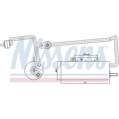 Nissens Opel Vectra C Caravan Aluminium Klimaanlæg Tørre Nissens Opel Vectra C Caravan Aluminium Klimaanlæg Tørre