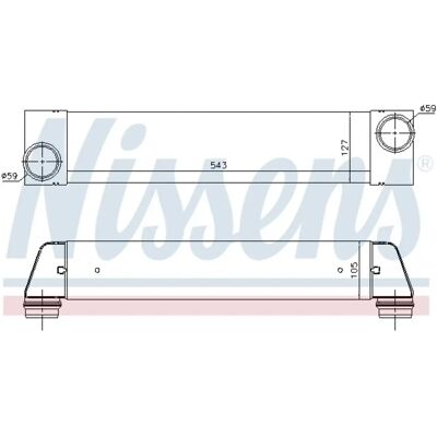 NISSENS 96657 Intercooler - Aria-Aria/Acqua - LAND ROVER RANGE ROVER NISSENS 96657 Intercooler - Aria-Aria/Acqua - LAND ROVER RANGE ROVER