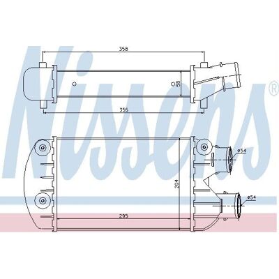 NISSENS Intercooler - 96701 - Luft & Vann NISSENS Intercooler - 96701 - Luft & Vann