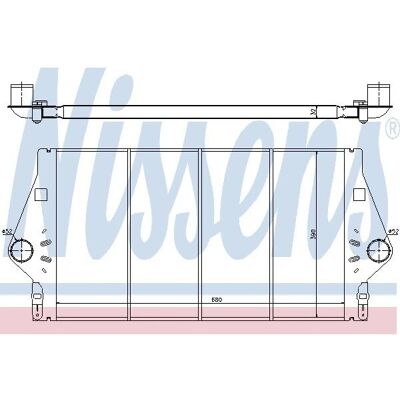 NISSENS 96779 Intercooler - Ilma-ilma, Renault Espace 4, Laguna 2 NISSENS 96779 Intercooler - Ilma-ilma, Renault Espace 4, Laguna 2