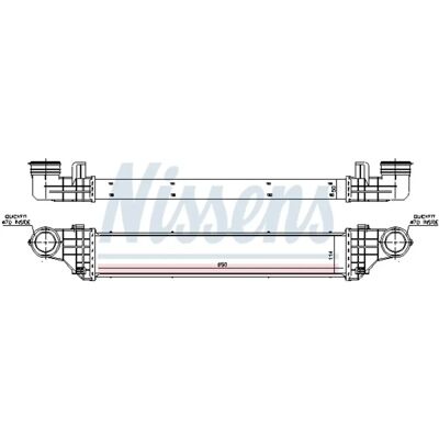 Intercooler NISSENS 96786 - Αέρας σε Αέρα, Αέρας σε Νερό, Χωρίς Βαλβίδα EGR Intercooler NISSENS 96786 - Αέρας σε Αέρα, Αέρας σε Νερό, Χωρίς Βαλβίδα EGR