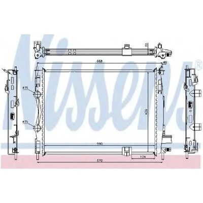 Nissens Aluminium Kühler für Nissan Qashqai - Kühlsystem Ersatz Nissens Aluminium Kühler für Nissan Qashqai - Kühlsystem Ersatz