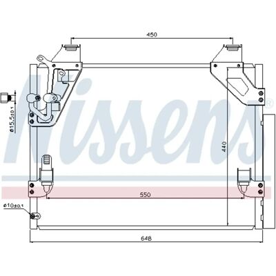 NISSENS 940082 Aluminium-Kühler - Klimaanlagenradiator NISSENS 940082 Aluminium-Kühler - Klimaanlagenradiator