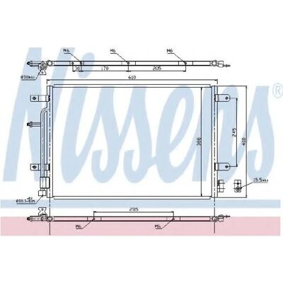 Nissens 940139 Aluminium Klimakondensator - Klimaanlage Nissens 940139 Aluminium Klimakondensator - Klimaanlage