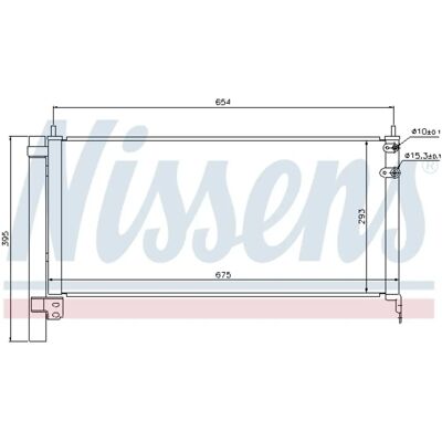 Nissens 940175 Condenseur de Climatisation en Aluminium avec Déshydrateur - Pièce Auto Nissens 940175 Condenseur de Climatisation en Aluminium avec Déshydrateur - Pièce Auto
